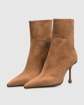 Jimmy Choo Brown suede ankle boots CYCAS CYCASAB80SUE