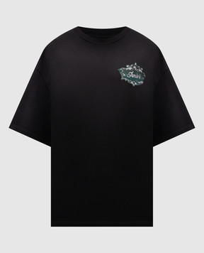 AMIRI Black T-shirt with vintage effect AMTOJR1058