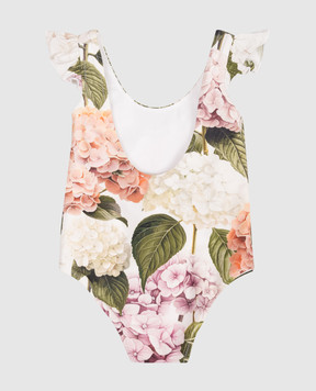 Dolce&Gabbana Children's swimsuit with logo print L2J869ON0CC