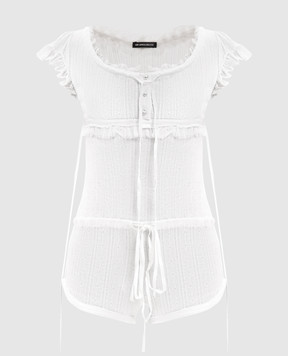 Ann Demeulemeester Eila white jumpsuit B0013949FA736