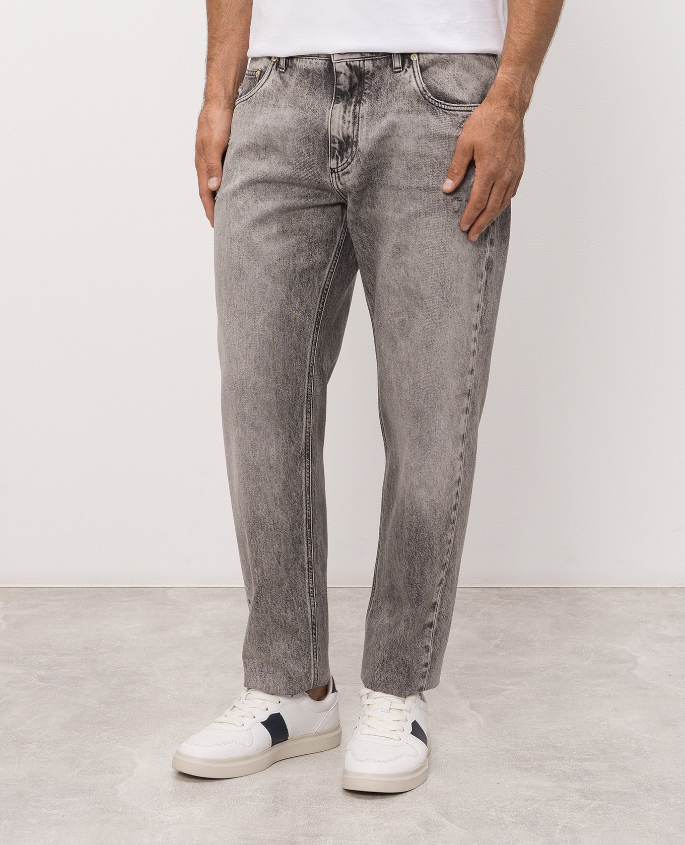 Gray jeans with holes Dolce&Gabbana 3
