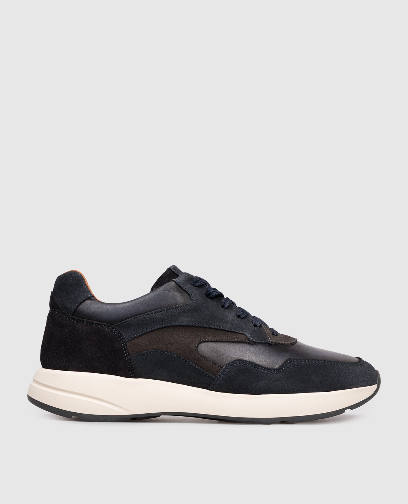 

Blue leather sneakers Florentino