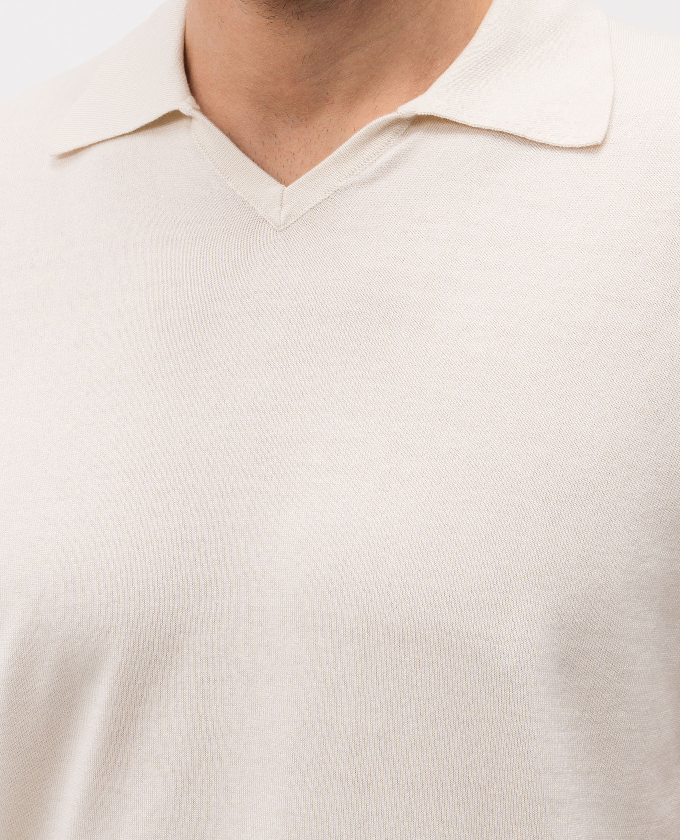 

White polo Brunello Cucinelli