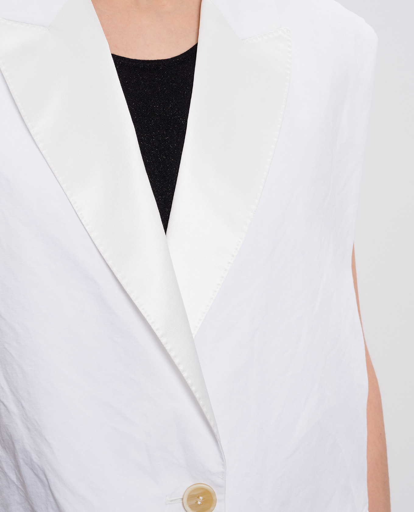 

White jacket with linen Brunello Cucinelli