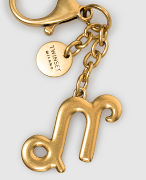 Twinset Capricorn gold keychain 999TL8020