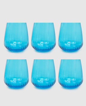 La Reine Set of blue glasses JOY 6 pcs JOYDOF