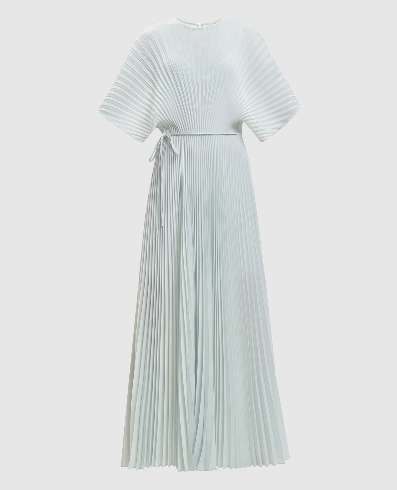 

Green maxi dress with logo Twinset