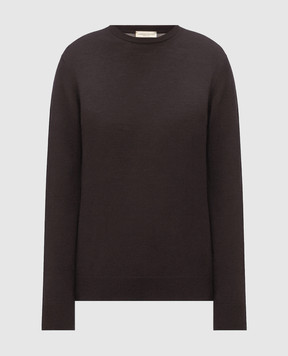 Cashmere&Whiskey Brown wool jumper MU8121318541R