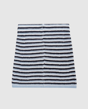 MC2 SAINT BARTH Children's blue striped skirt Delma DLM000103773L
