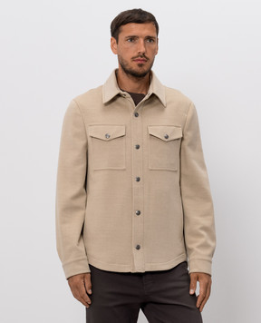 Brunello Cucinelli Beige wool jacket MV4676549