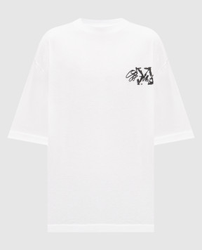 Off-White Stroke 2 Arrow White T-Shirt 44MAA120F26J00H