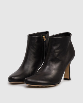Bottega Veneta Rana black leather ankle boots 843958VBSD0