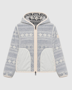 Moncler Reversible ivory wool jacket L20939B00063N0464
