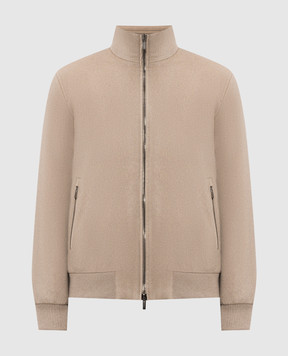 Peserico Beige wool and cashmere jacket R52295A6717