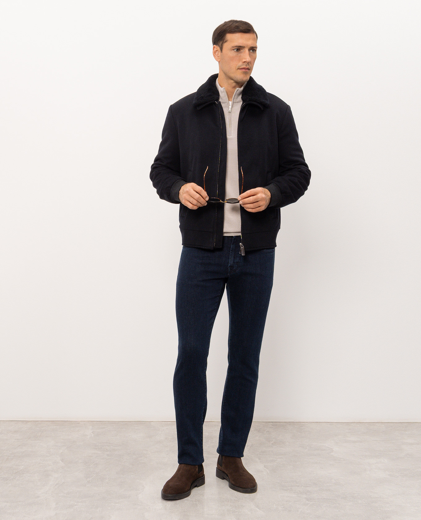 Beige wool, silk and cashmere jumper Cashmere&Whiskey 2