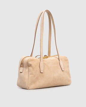 Gianni Chiarini Beige suede bag Aryna BS12219CMPL