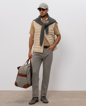Brunello Cucinelli Brown T-shirt with print M0B138519