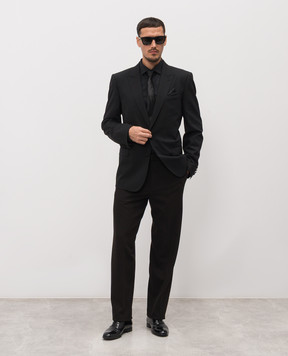 Dolce&Gabbana Black Martini wool jacket G2VZ7TFUBFT