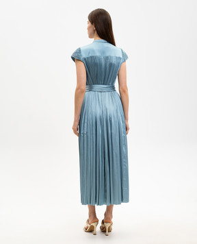 JOSEPH Turquoise midi dress Phare JF009746
