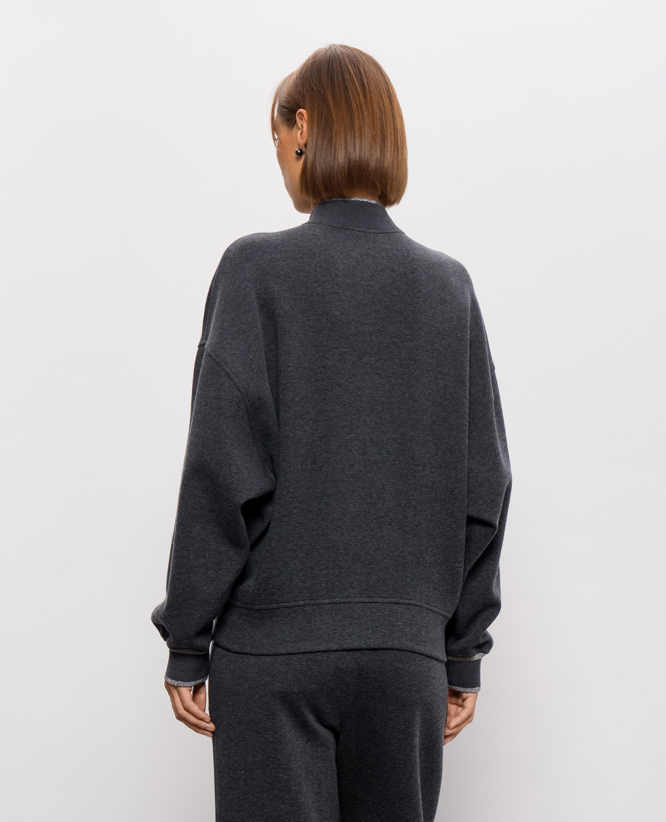 Gray cardigan Brunello Cucinelli 3