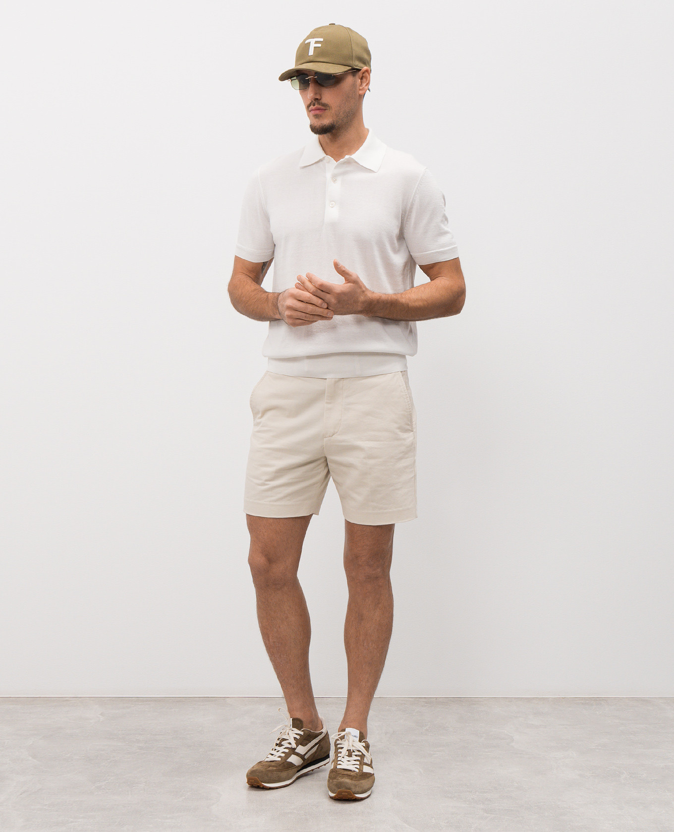 White polo Tom Ford 2