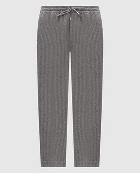 Mackage STANLEY-K gray striped sweatpants STANLEYK