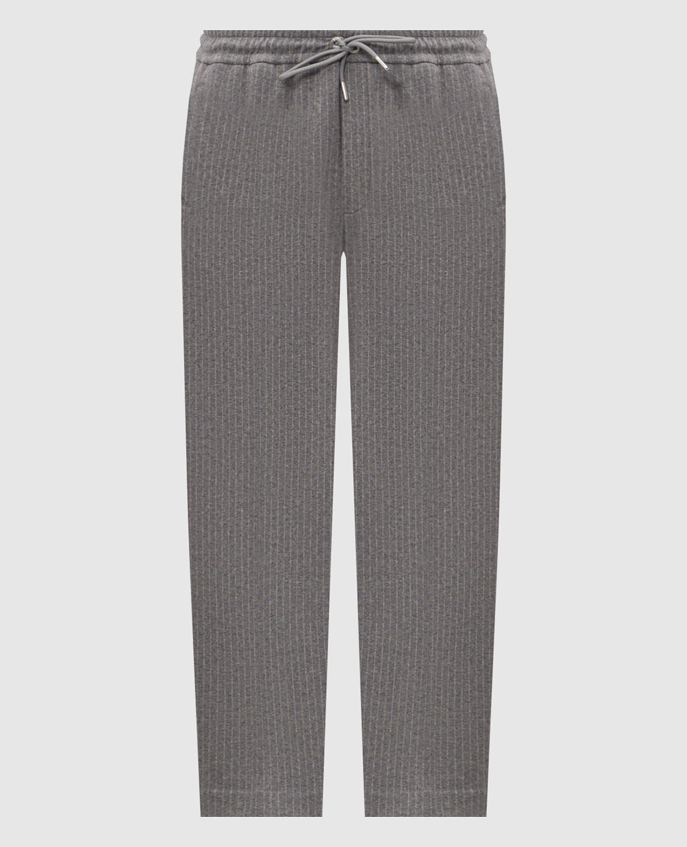 STANLEY-K gray striped sweatpants
