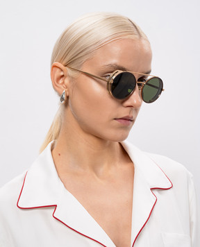 Linda Farrow Baret gold sunglasses LFL1631C2SUN