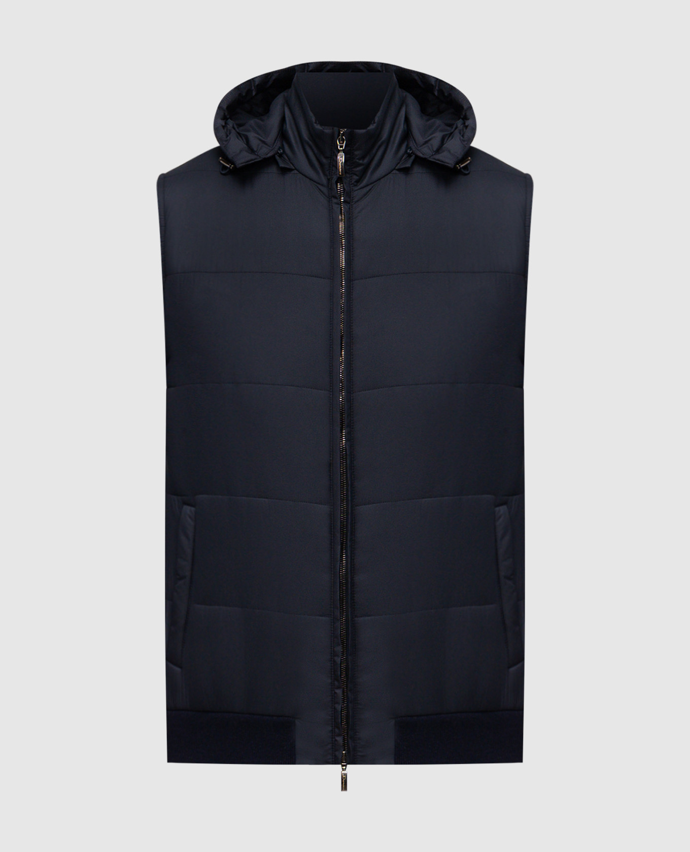 

Blue quilted vest Doriani Cashmere
