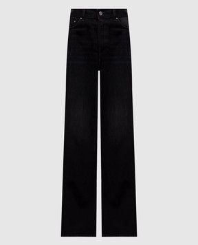 Toteme Black jeans with a worn effect 251WRB2426FB0046