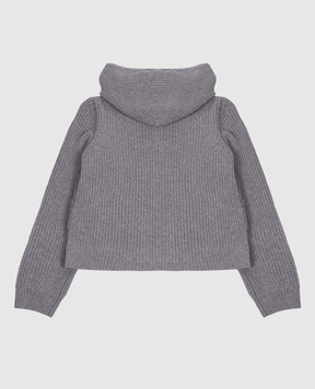 Moncler ENFANT Children's gray combination jacket L29549B00014M4281