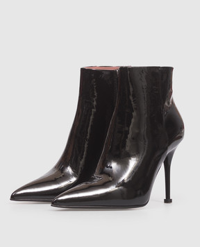 Premiata Black patent leather ankle boots M7220PIUMA