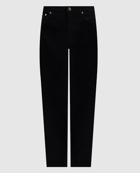 Dolce&Gabbana Black jeans with logo FTC67DG8MC2