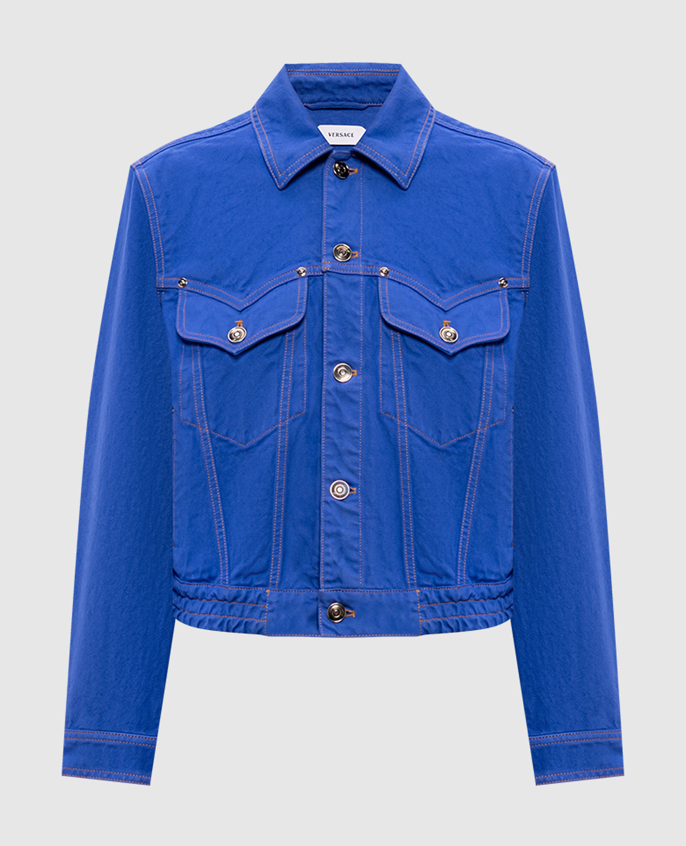 

Blue denim jacket Versace