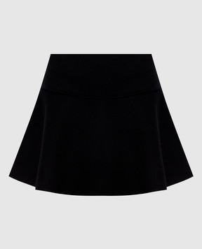 Max & Co Black wool mini skirt MCOUTILITA