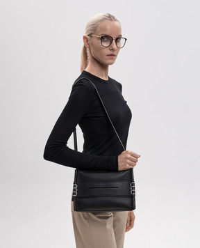 JW Anderson Black leather crossbody bag Loafer HB0767LA0410w