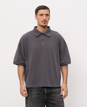 AGOLDE Curren gray polo shirt A10523074