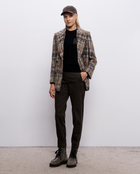 Peserico Brown pants A04793T302479