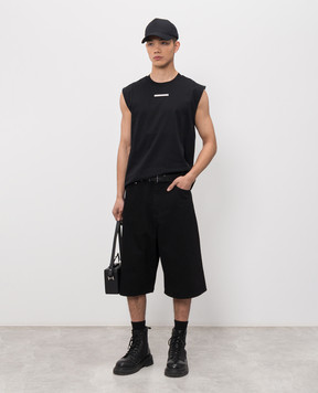 Heliot Emil ASTRAPE black tank top M09144