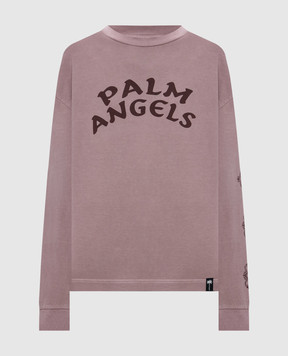 Palm Angels Pink long sleeve with print PAMAB001JR001w