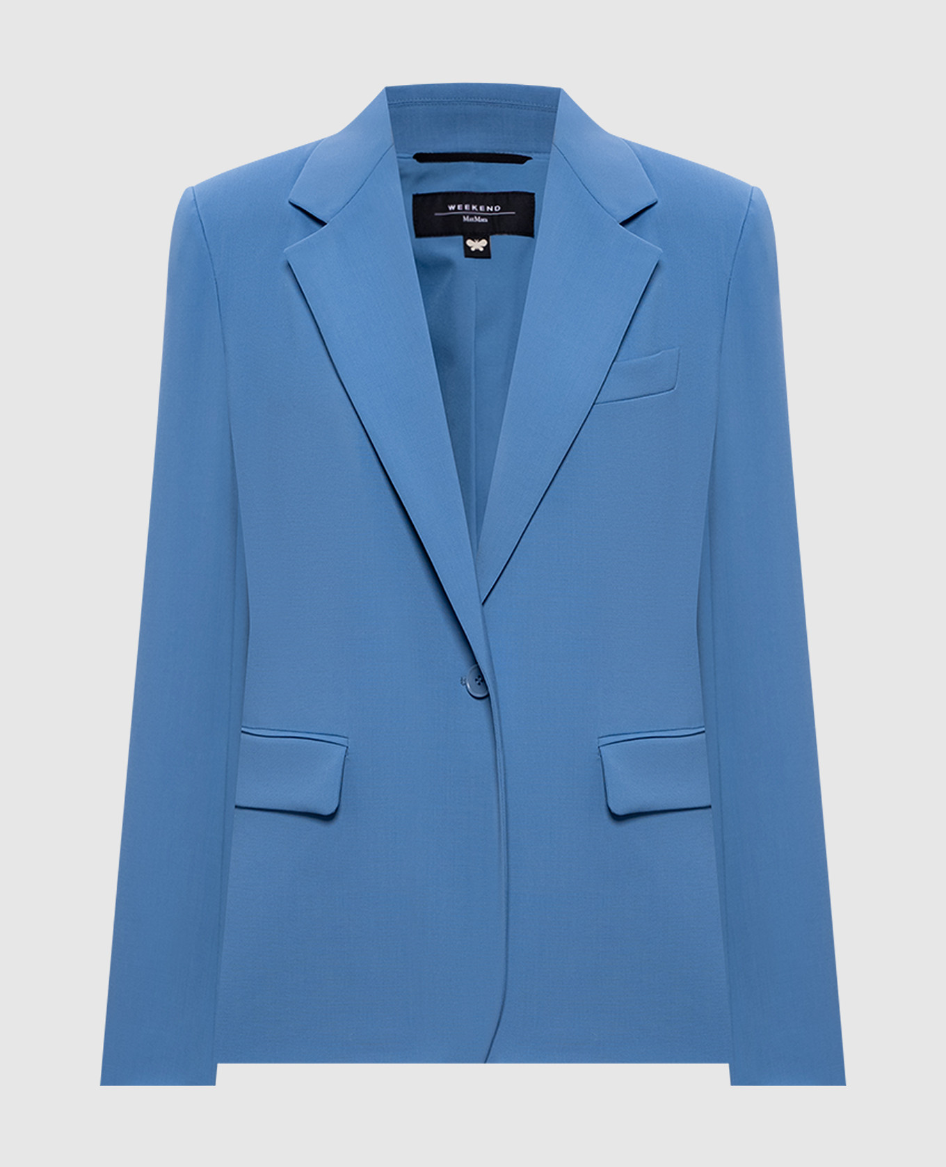 

WKDLAMINE blue wool jacket Max Mara Weekend, Light blue