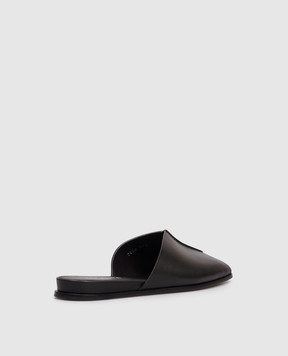 Premiata Black leather flip-flops M7332FAT
