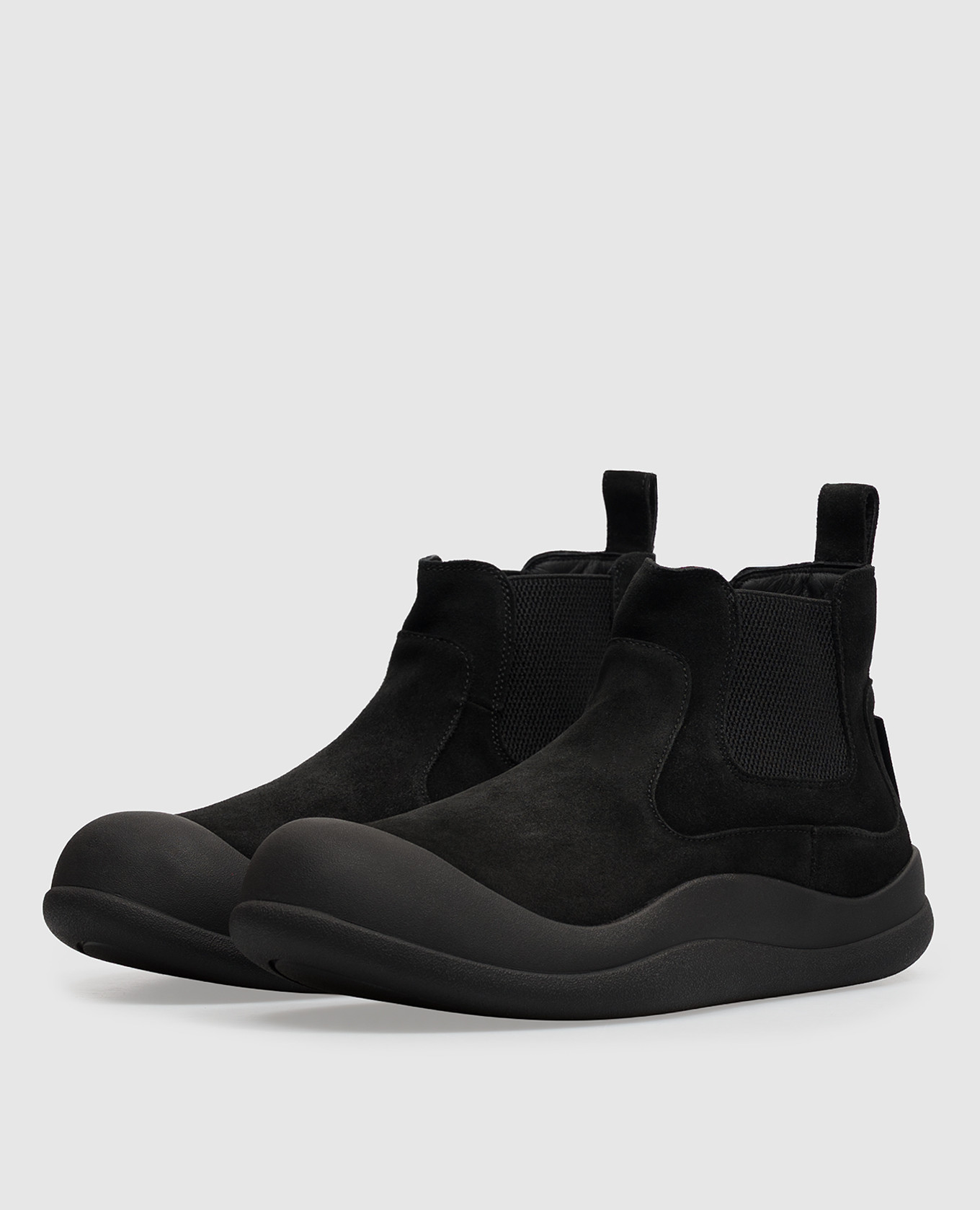 Black suede Squish Chelsea boots Axel Arigato 2