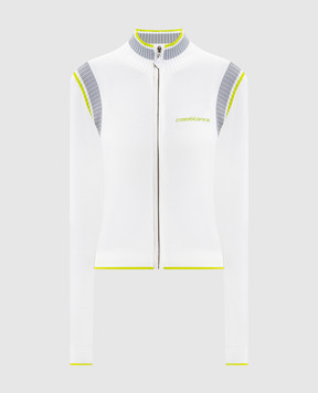 Casablanca White sports jacket with logo WSP26KW124401