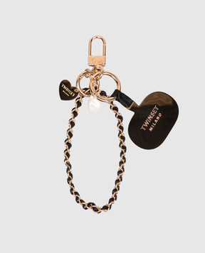 Twinset Bag keychain with logo engraving 262TH7076