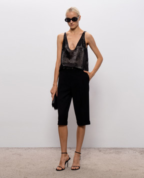 Tom Ford Black wool capris SH0091FAX1667