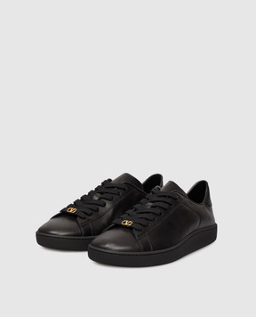 Valentino Royco black leather sneakers 8Y2S0K34BYA