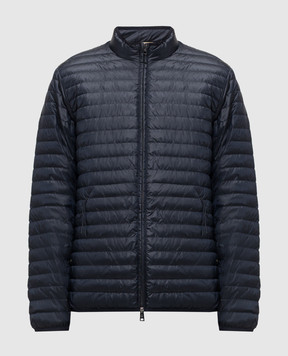 Woolrich Blue jacket with logo print CFWOOU2175MRUT5268