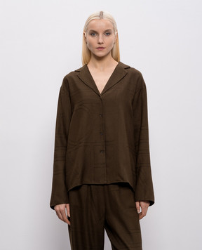 Toteme Brown shirt 251WRT976FB0080