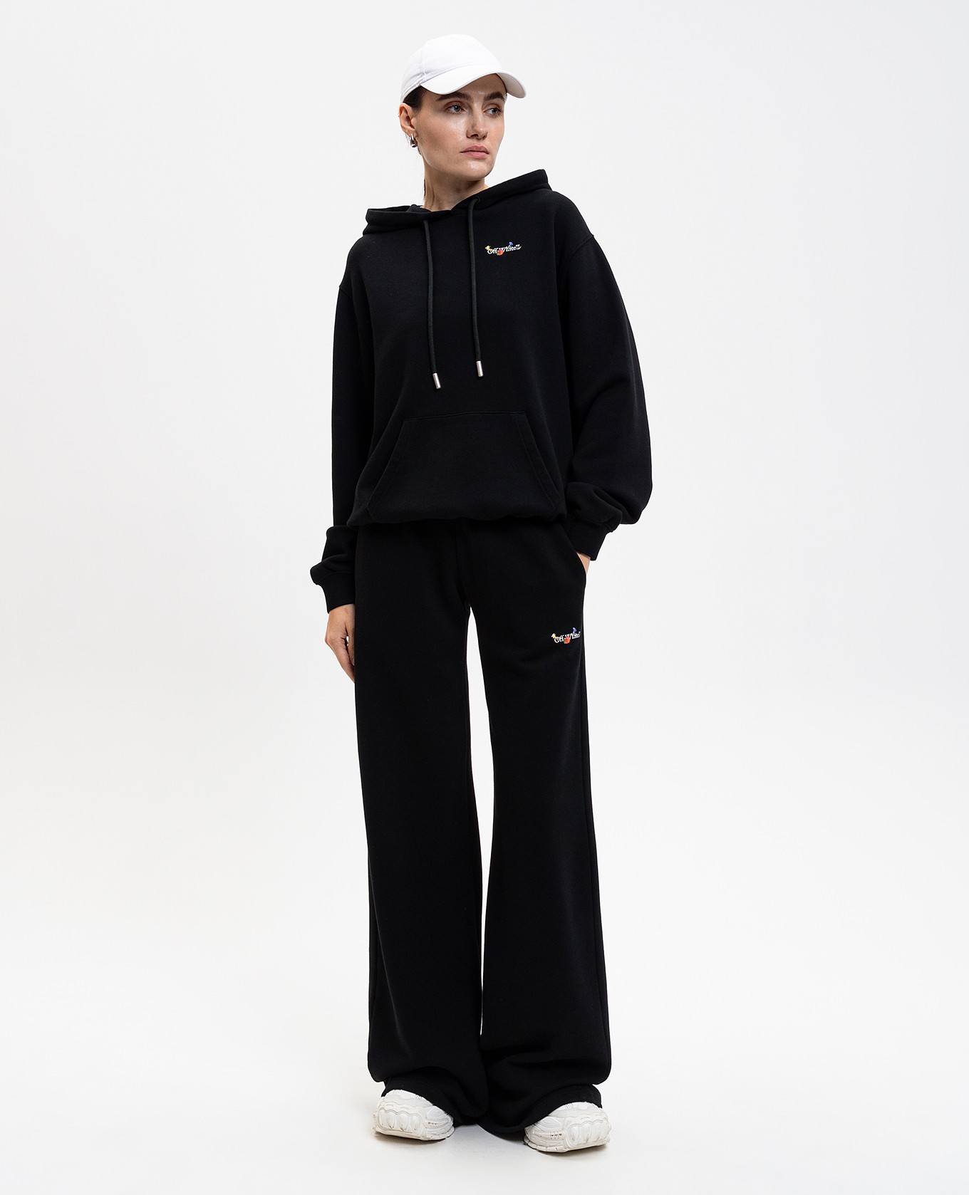 

Black hoodie with logo print Off-White